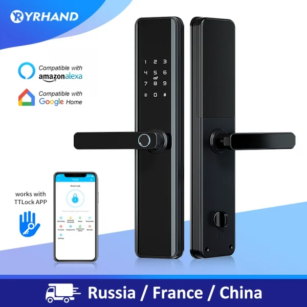 H54ecbe45ba68454882d1fc4ca729c763l.webp قفل TTlock الذكي: أمان بيومتري ومقاوم للماء! 🛡️💧